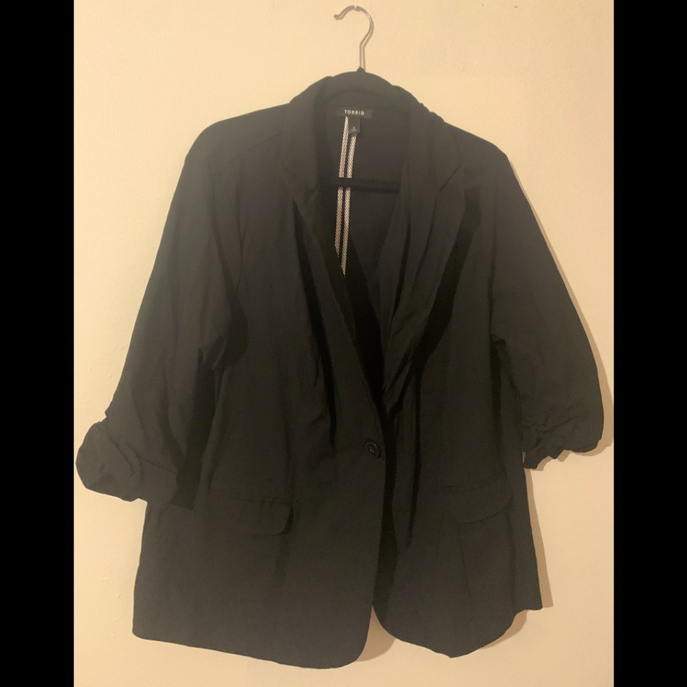Torrid size 3 black blazer